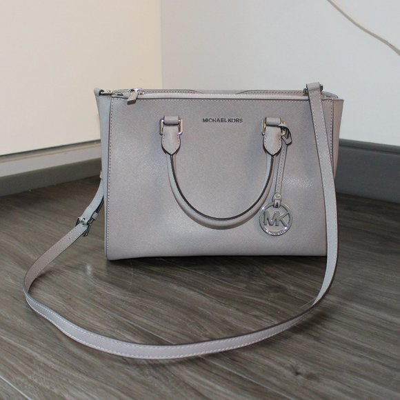 Michael Kors Kellen Saffiano Leather Satchel - Picture 3 of 13